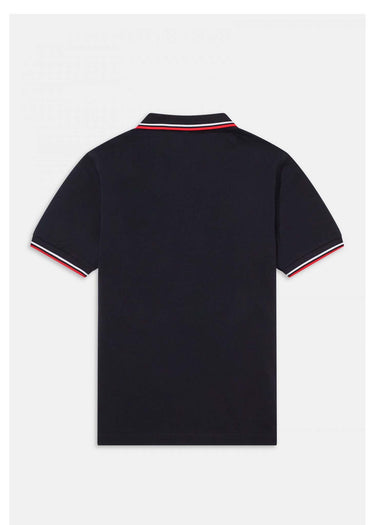 Fred Perry Polo's Twin tipped fred perry shirt - navy white red