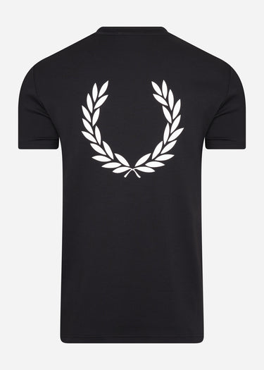 Fred Perry T-shirts Laurel wreath t-shirt - black