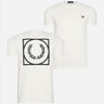 Fred Perry T-shirts Graphic print t-shirt - snow white