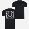 Fred Perry T-shirts Graphic print t-shirt - black