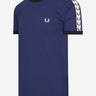 Fred Perry T-shirts Taped ringer t-shirt - french navy