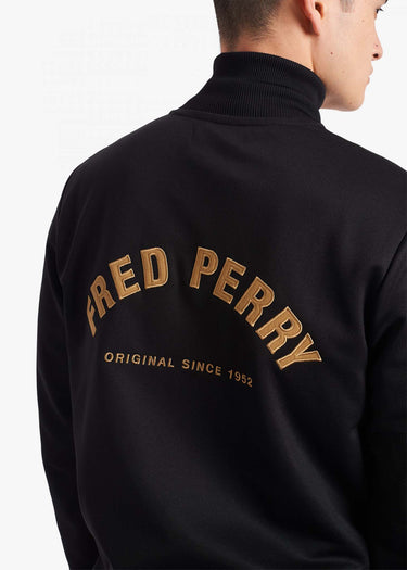 Fred Perry Vesten Embroidered track - black