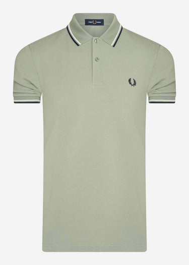 Fred Perry Polo's Twin tipped polo - seagrass