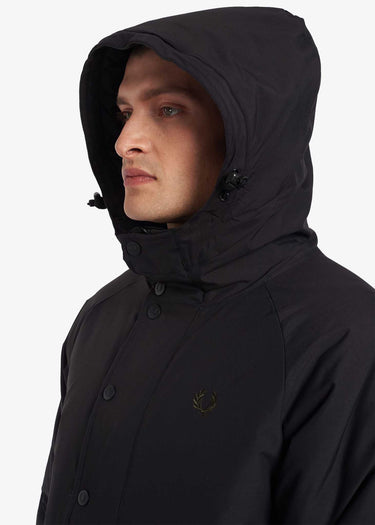 Fred Perry Jassen Padded zip-through jacket - black