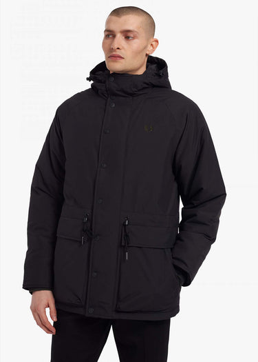Fred Perry Jassen Padded zip-through jacket - black