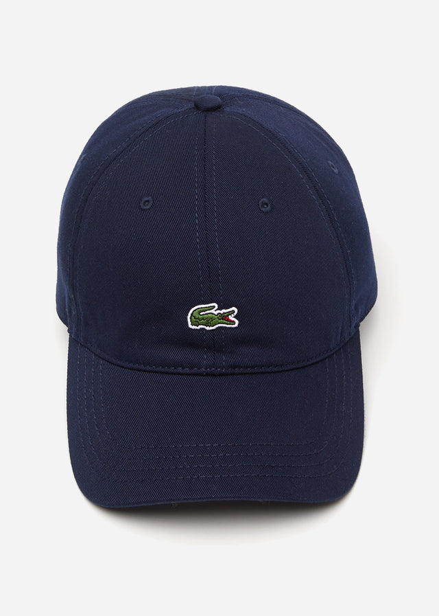Lacoste Petten Cotton twill logo cap - navy blue