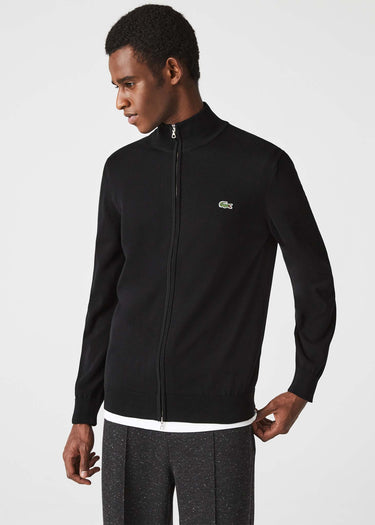 Lacoste Vesten A Zip through sweater - black
