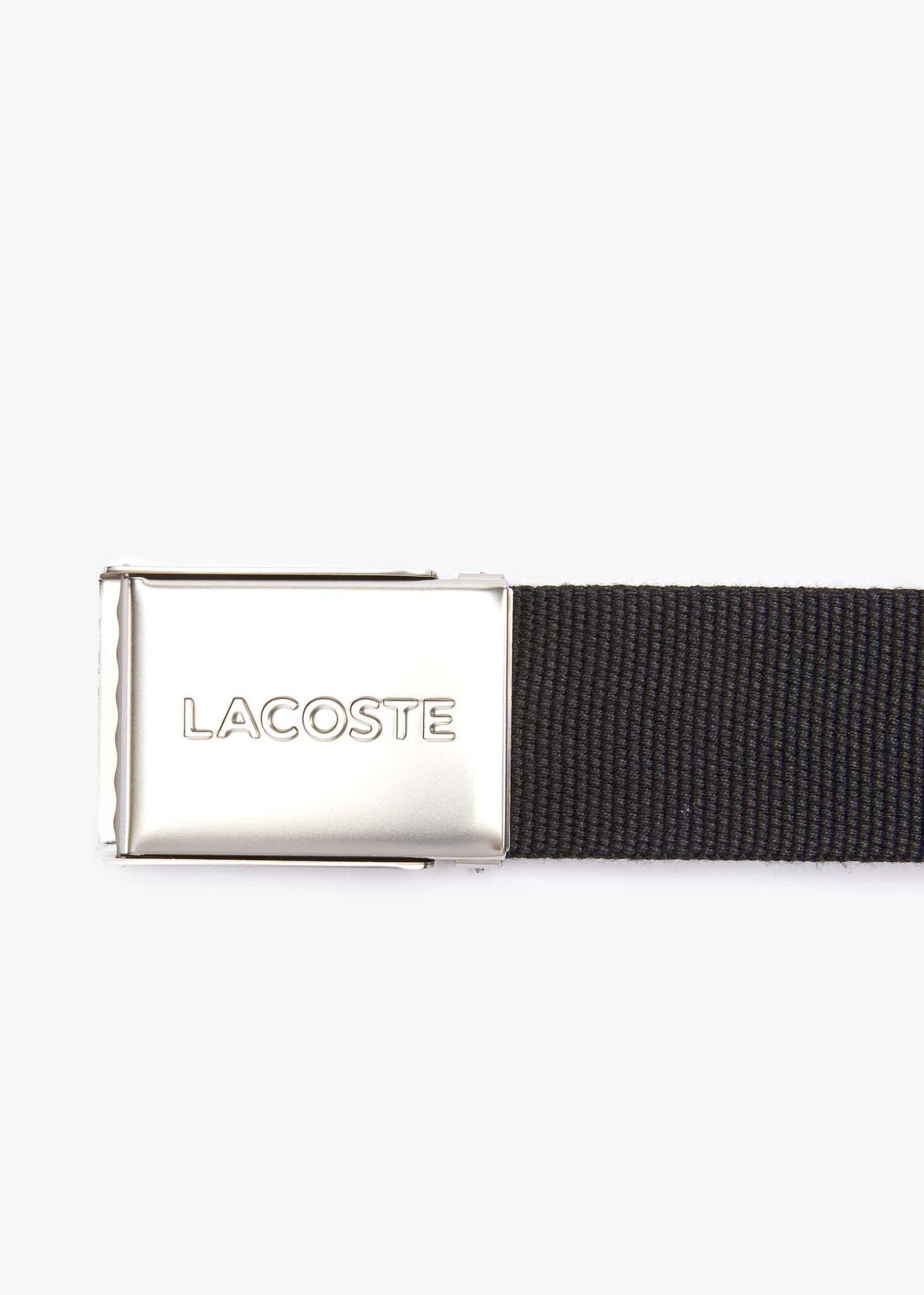 Lacoste Riemen Leather goods belt - black