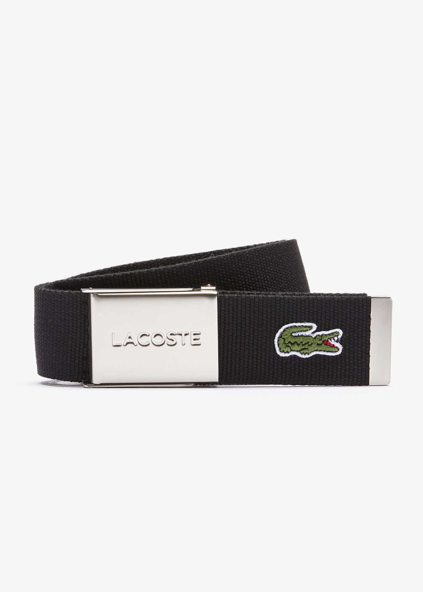 Lacoste Riemen Leather goods belt - black