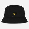 Lyle & Scott Bucket Hats Cotton twill bucket hat - jet black