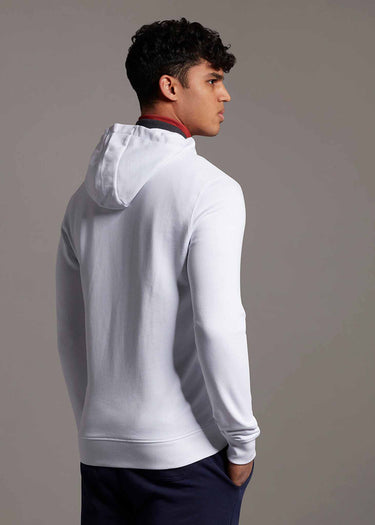 Lyle & Scott Vesten Zip through hoodie - white