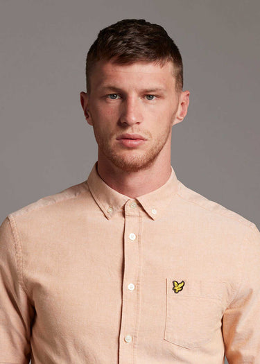 Lyle & Scott Overhemden  Oxford shirt - sunflower white