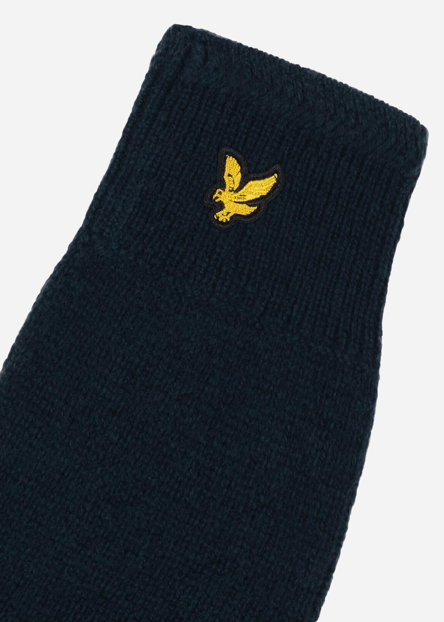 Lyle & Scott Handschoenen Racked ribbed gloves - dark navy