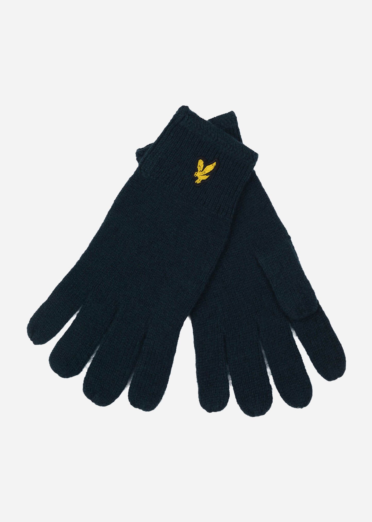 Lyle & Scott Handschoenen Racked ribbed gloves - dark navy