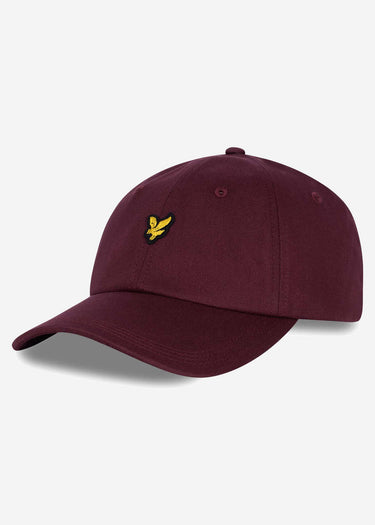 Lyle & Scott Petten Baseball cap - merlot