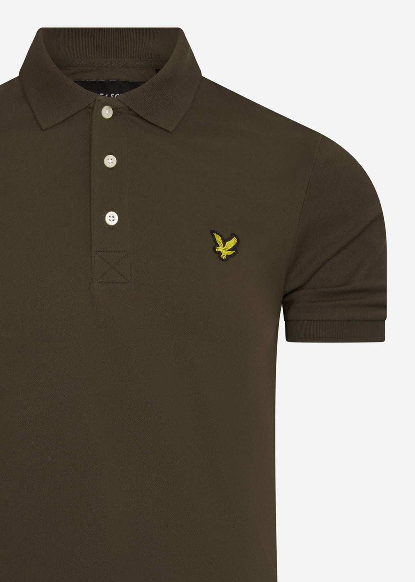 Lyle & Scott Polo's Slim stretch polo - trek green