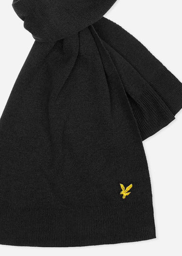 Lyle & Scott Sjaals  Scarf - true black