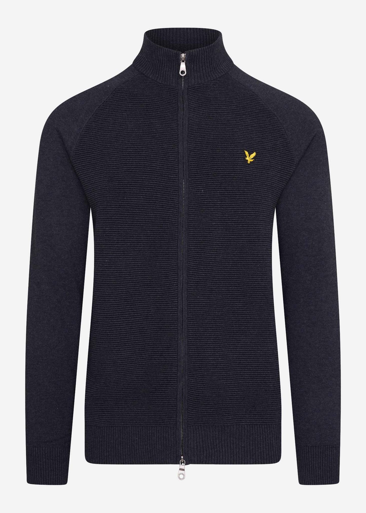 Lyle & Scott Vesten Knitted zip through - dark navy marl
