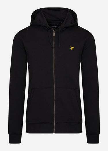 Lyle & Scott Vesten Zip through hoodie - jet black