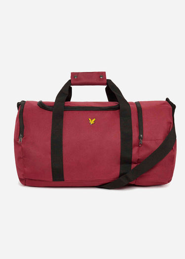 Lyle & Scott Tassen Barrel bag - burgundy