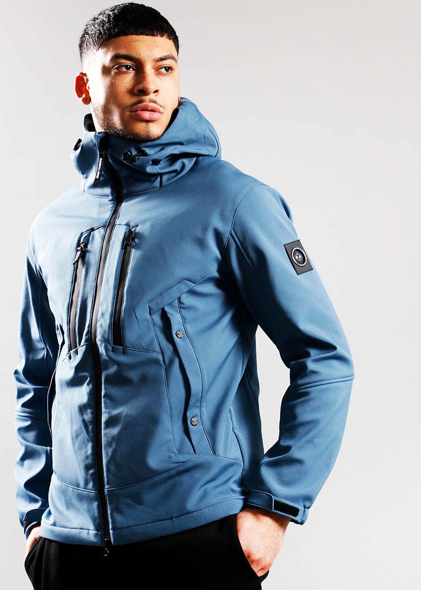 Marshall Artist Jassen Softshell jacket - coastal blue