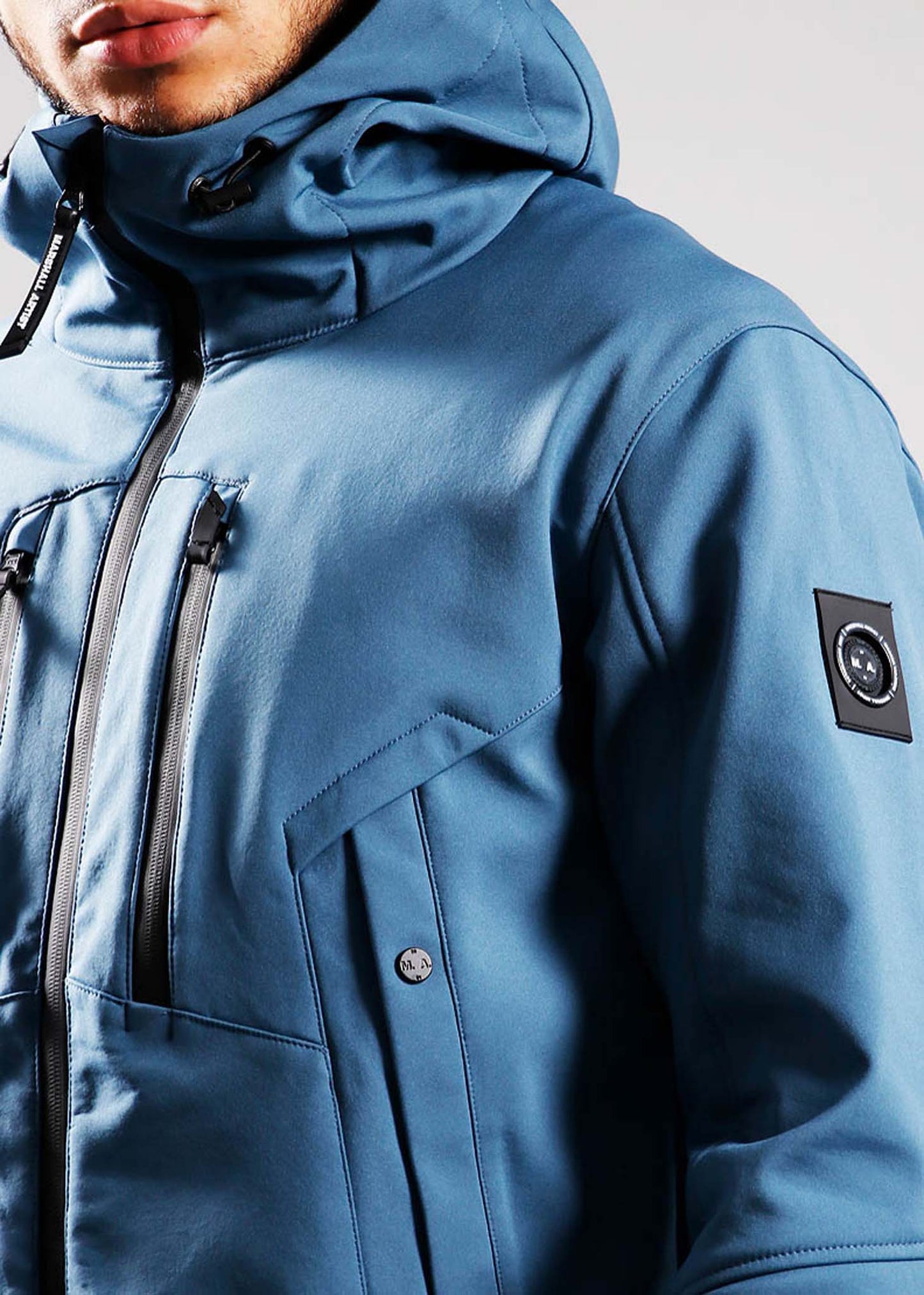 Marshall Artist Jassen Softshell jacket - coastal blue
