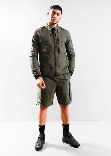 Marshall Artist Overshirts  Forte polyamide overshirt - khaki