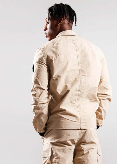 Marshall Artist Overshirts  Forte polyamide overshirt - sandstone
