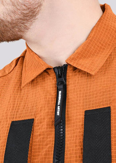 Marshall Artist Overshirts Liquid ripstop - rust