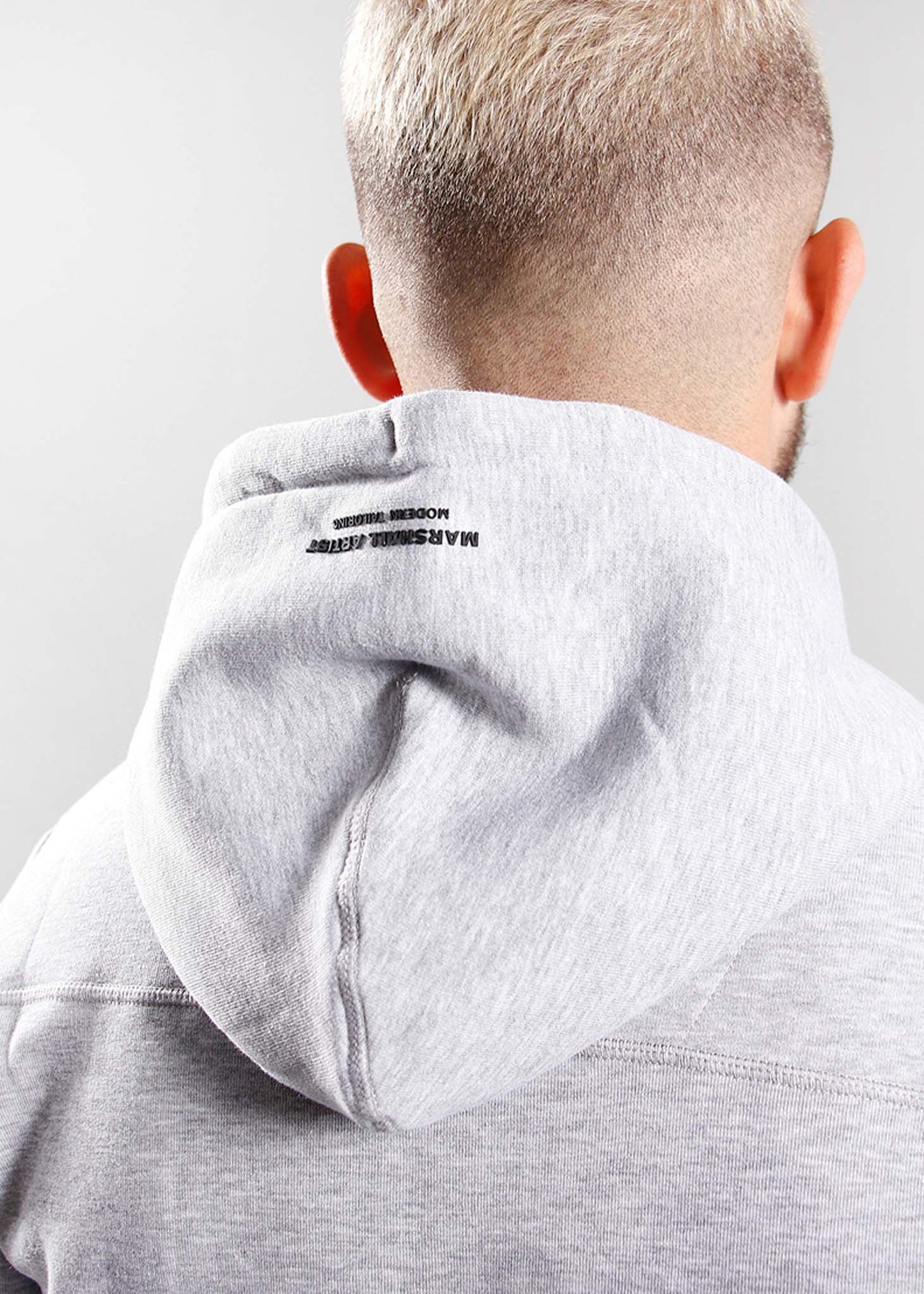 Marshall Artist Vesten Siren fz hood - grey marl