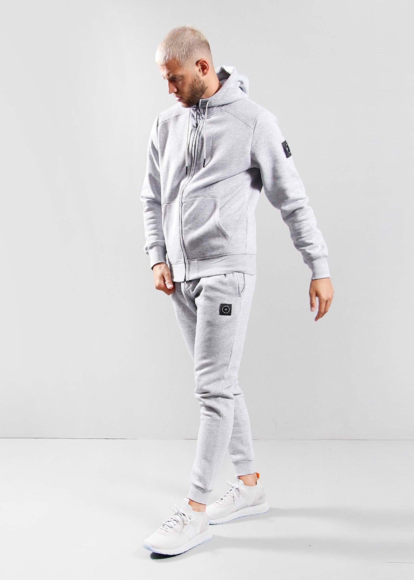 Marshall Artist Vesten Siren fz hood - grey marl