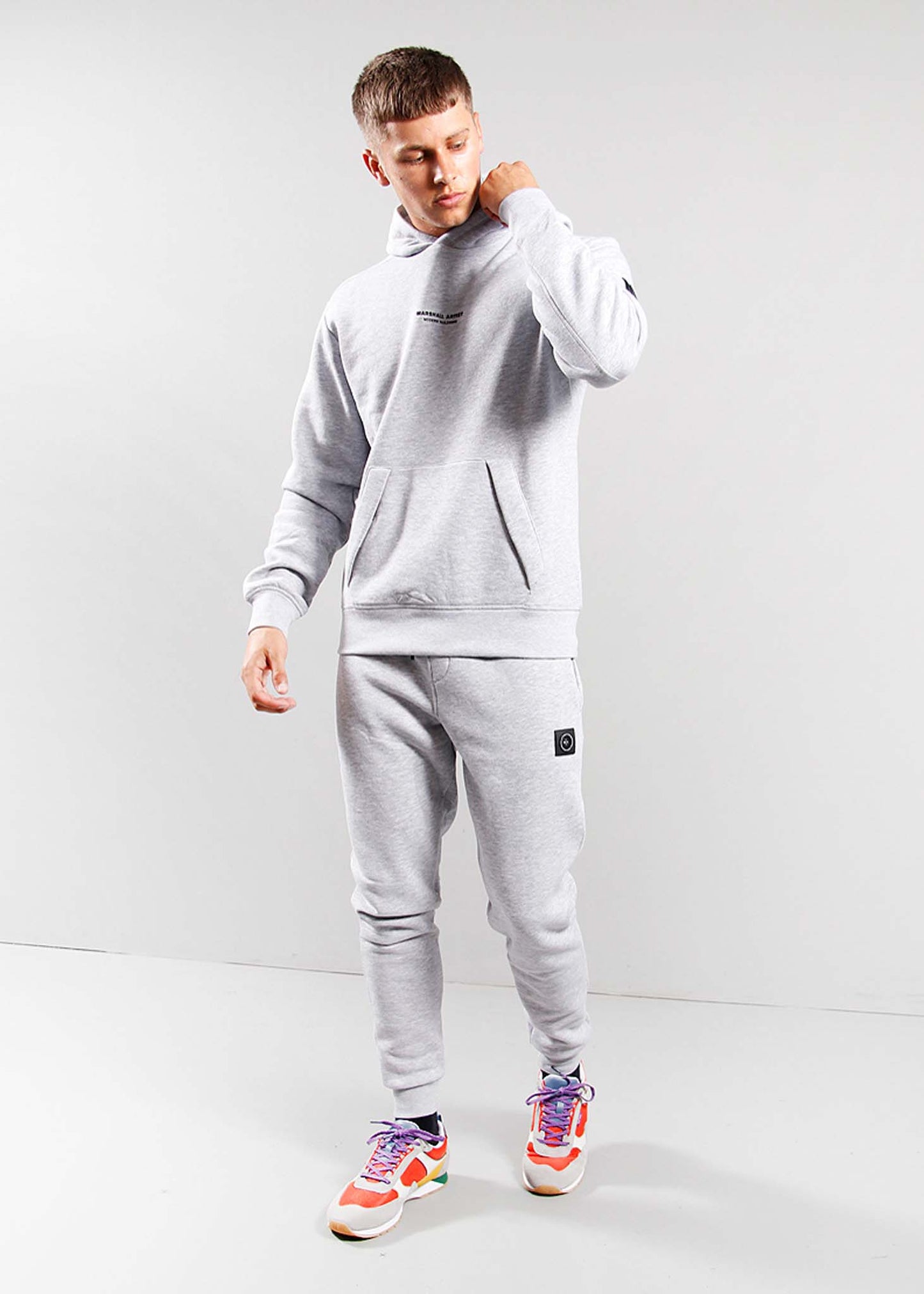 Marshall Artist Hoodies Siren oth hood - grey marl