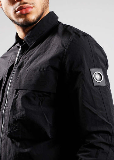 Marshall Artist Overshirts Forte polyamide overshirt - black