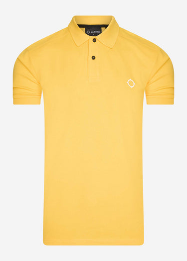 MA.Strum Polo's SS pique polo - citrus yellow