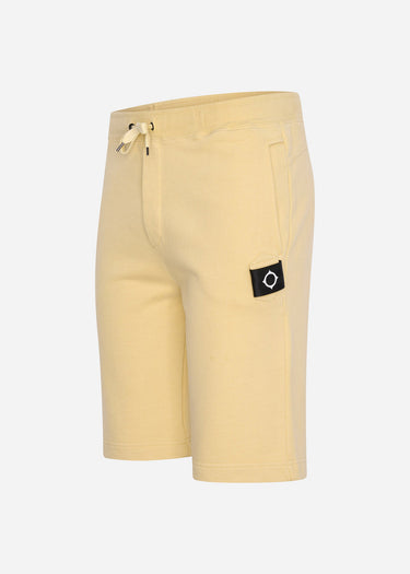 MA.Strum Korte Broeken Core sweat short - mellow yellow
