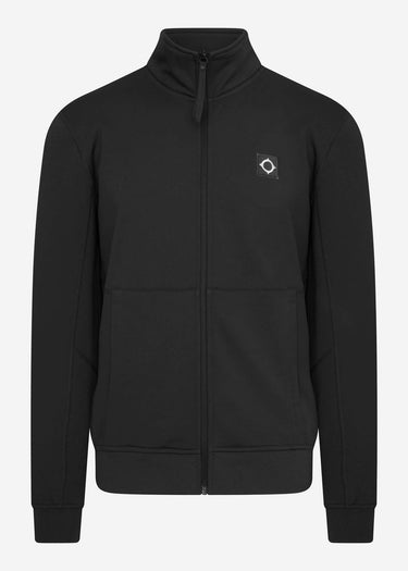 MA.Strum Vesten Tech fleece track jacket - jet black