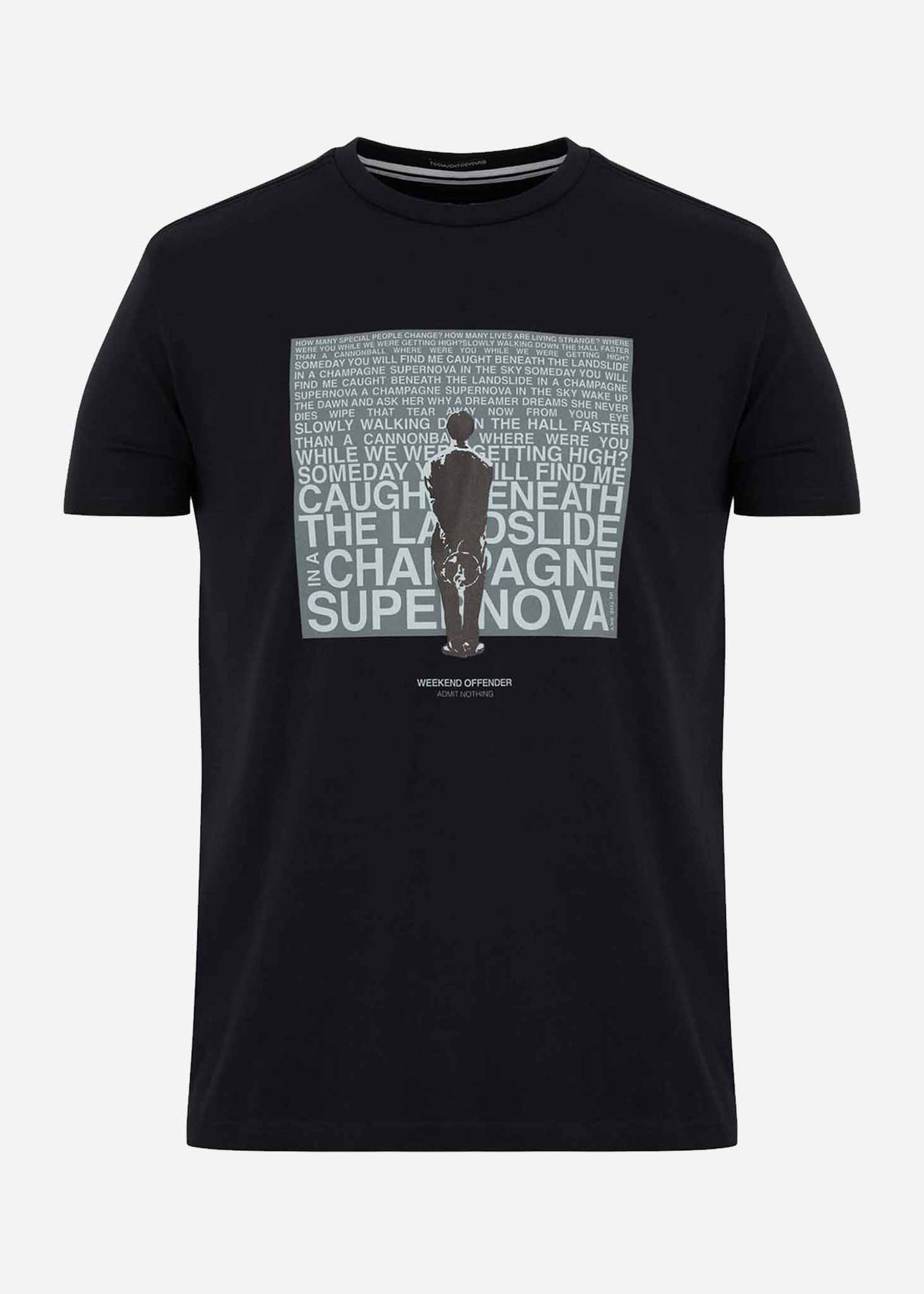 Weekend Offender T-shirts Oasis supernova - black