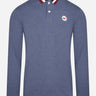 Peaceful Hooligan Longsleeve Polo's Ledge polo - indigo
