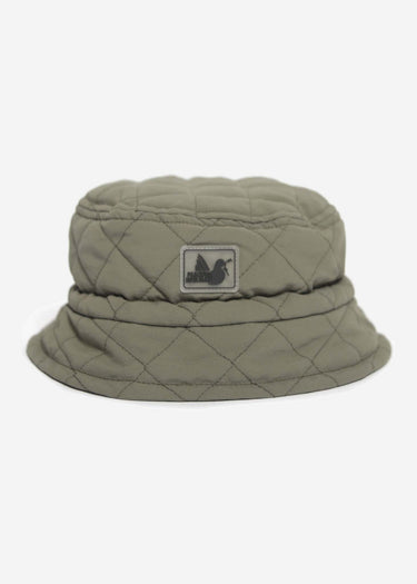 Peaceful Hooligan Bucket Hats Quilted bucket hat - khaki