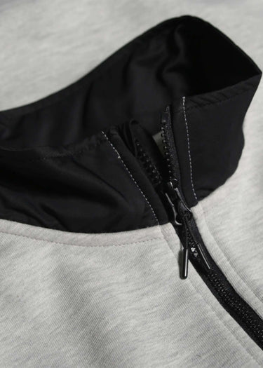 Peaceful Hooligan Truien Golf funnel sweatshirt - marl grey