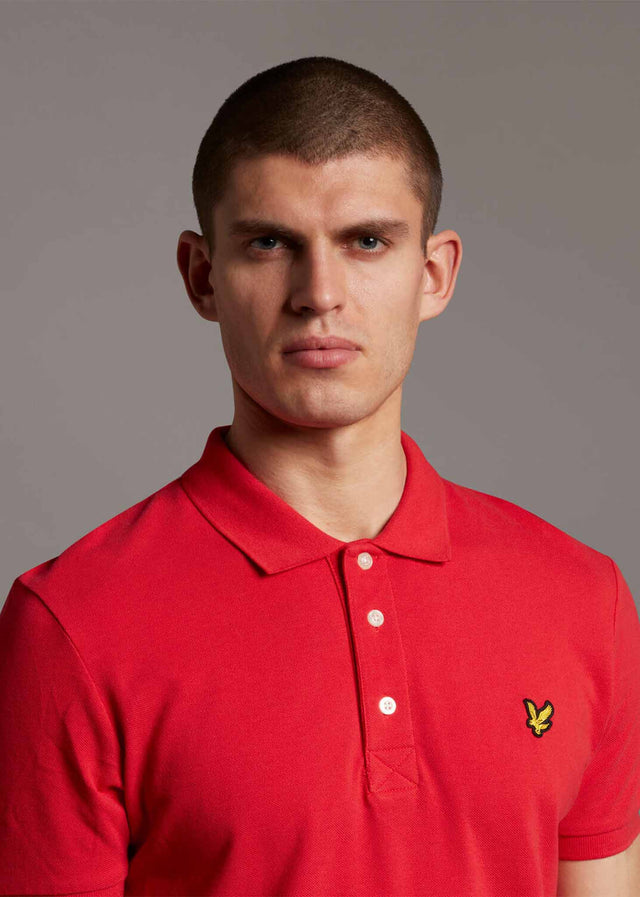 Lyle & Scott Polo's Plain polo shirt - gala red