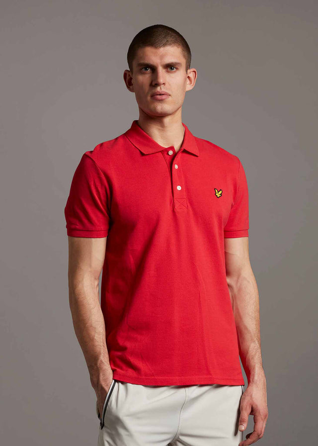 Lyle & Scott Polo's Plain polo shirt - gala red