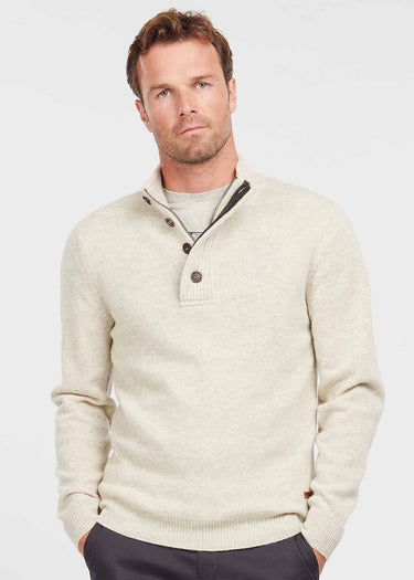 Barbour Truien Patch half zip - pearl