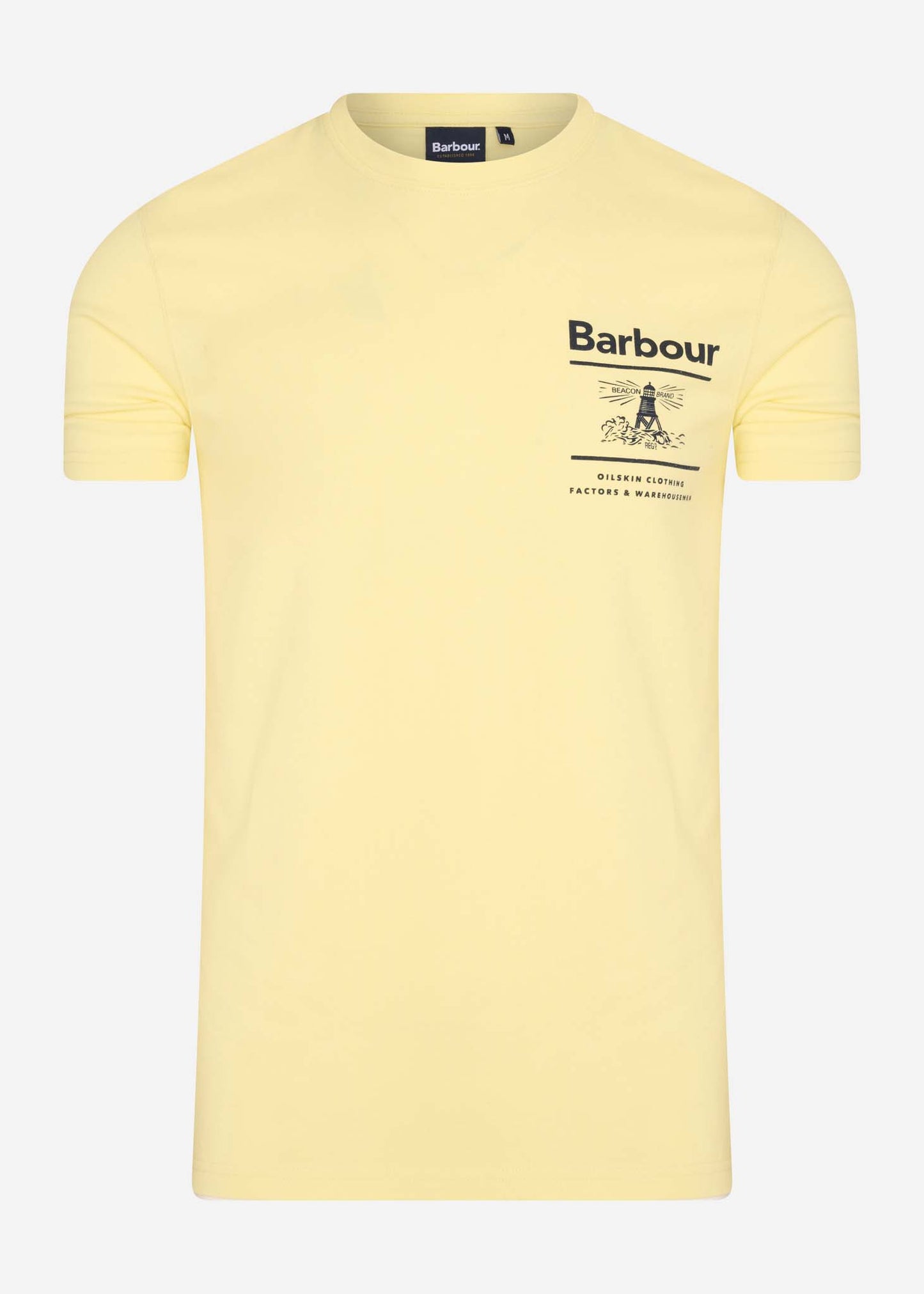 Barbour T-shirts Chanonry tee - lemon