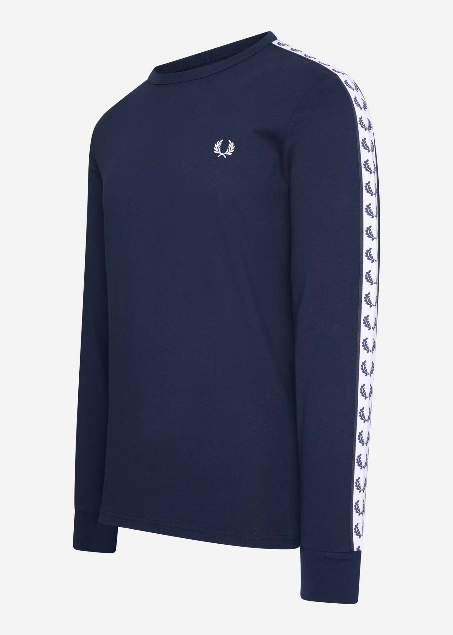 Fred Perry Longsleeve Tees Taped longsleeve tee - carbon blue