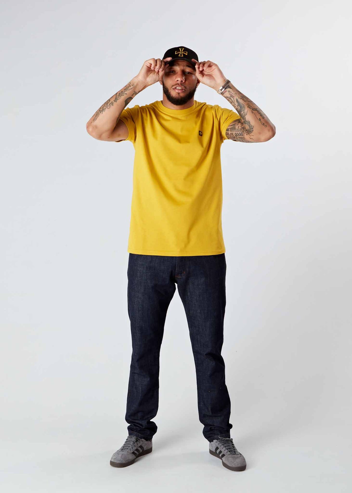 Terrace Cult T-shirts Jersey tee - mustard