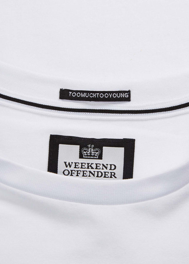 Weekend Offender Archive 89 Tee - white