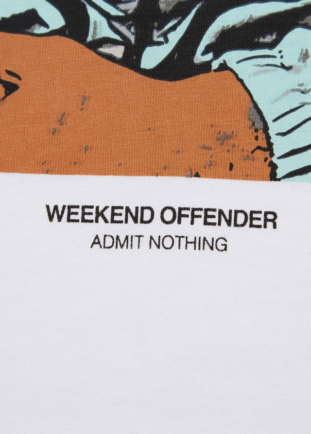 Weekend Offender T-shirts The terrace - white