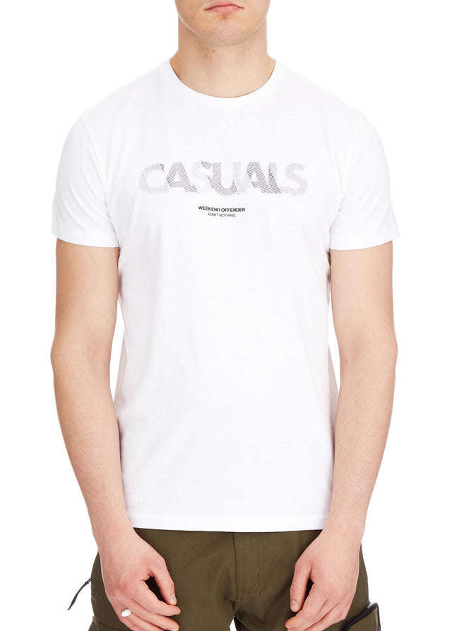 Weekend Offender T-shirts Dunham - white