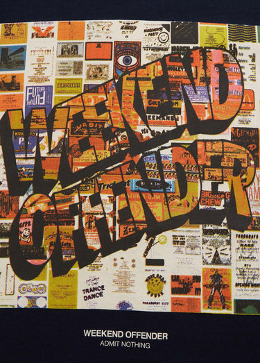 Weekend Offender T-shirts Thrills - navy